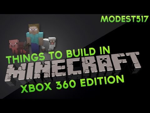 how to build things in minecraft xbox