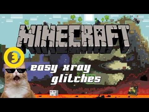 how to do the x ray glitch on minecraft