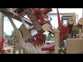 Twin-Cut Sawmill saws a bowed log