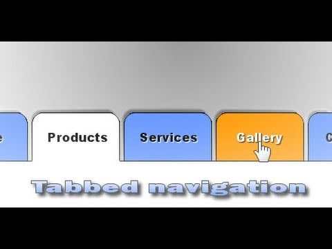 how to create tabs in html