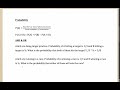 CLAT Video Tutorial: Probability