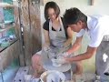 Gayla making pot