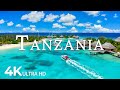 FLYING OVER TANZANIA (4K UHD) – SOOTHING MUSIC ALONG WITH BE ..