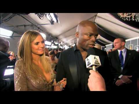 52nd GRAMMY Awards Seal and Heidi Klum Interview