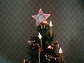 Fibre optic multicoloured xmas tree