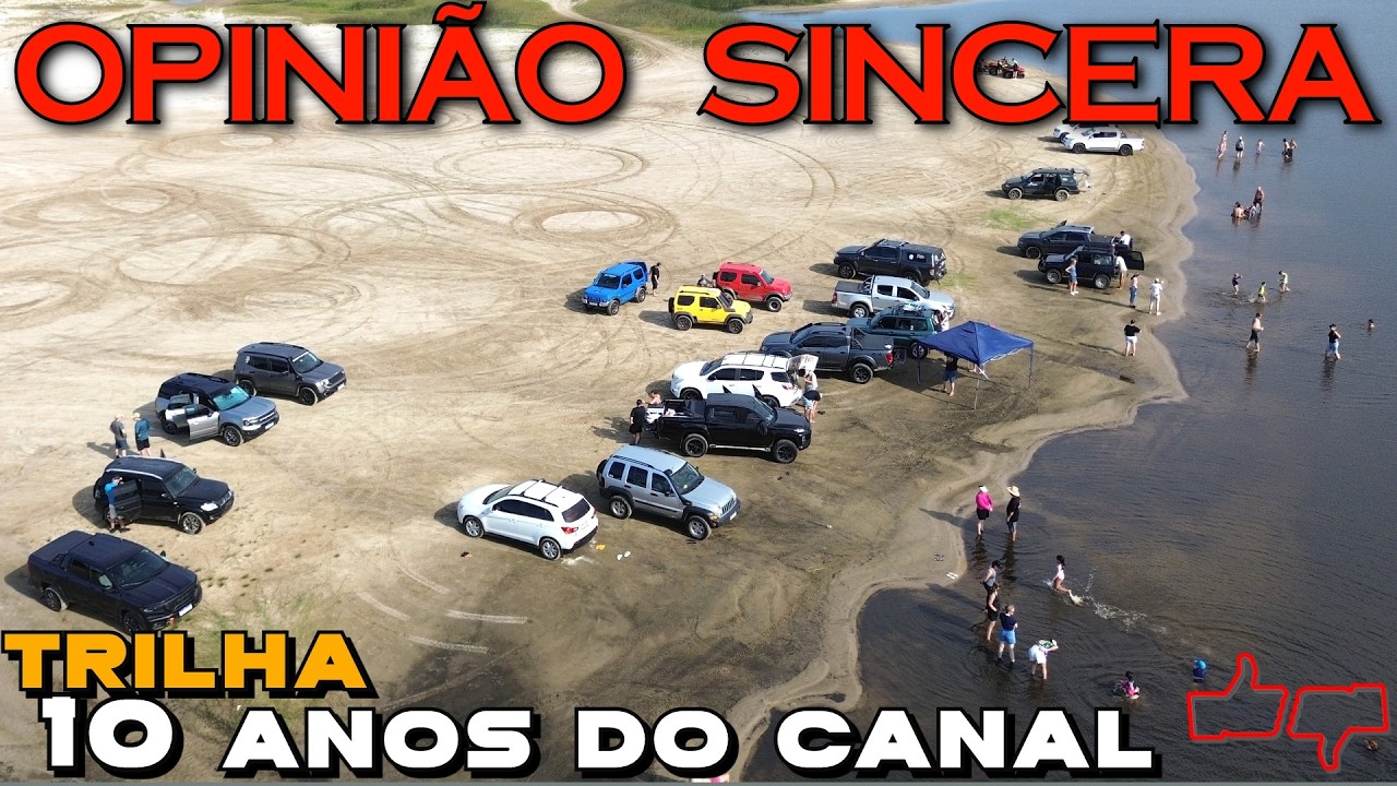 FESTA 10 anos do canal! TRILHA em família e amigos! Off road 4x4, dunas, churrasco e muita diversão!