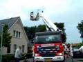 Uitruk Brandweer (219/255) voor een Woningbrand