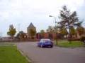 Audi RS4 V8 accelerating