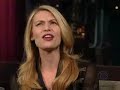 Claire Danes on letterman show