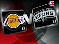 Game 3: San Antonio Spurs Vs Los Angeles Lakers
