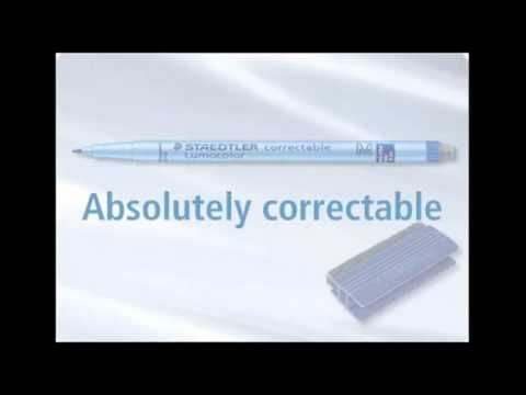 Folienschreiber Staedtler 305F WP4 Lumocolor, Strichbreite 0,6mm, 4 Stück