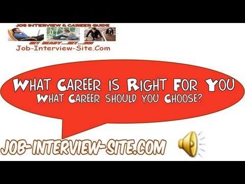 how to test what career is right for me