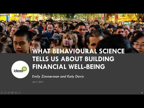Insights to impact: What behavioural science tells us about building financial well-being