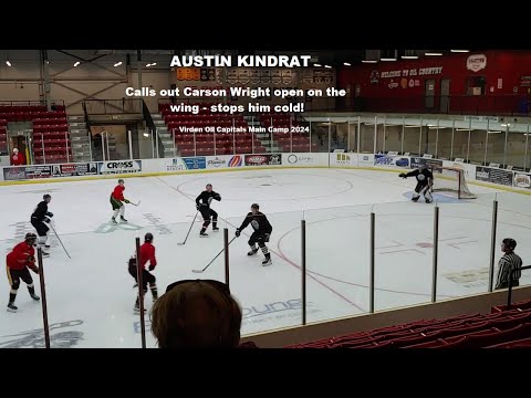 Called it - Saved it!   (Virden Oil Capitals Main Camp 2024)