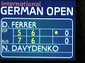 Part 3 N. Davidenko vs D. Ferrer Semifinal ATP German Open Rothenbaum Italians79 in Hamburg
