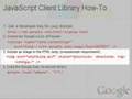 Using the JavaScript Client Library with Google Calendar