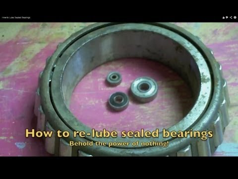 how to grease alternator bearings