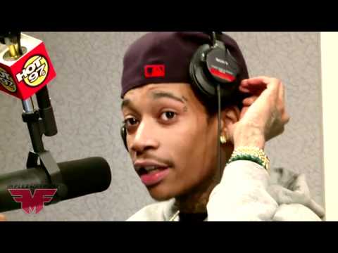 Wiz Khalifa spits a freestyle on Funk Master’s Flex Hot 97 radio!