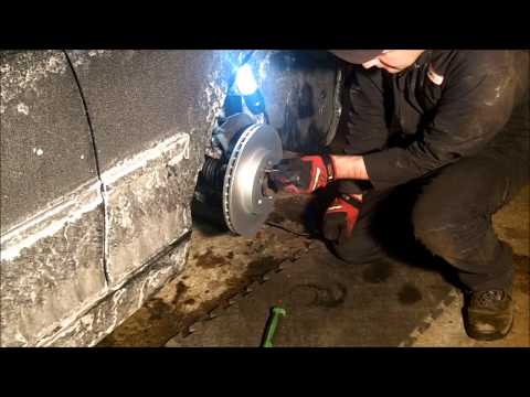 BMW E46 330xi front brake pads and rotor replacement