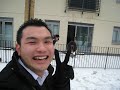 cosmo swindon snow ball fighting