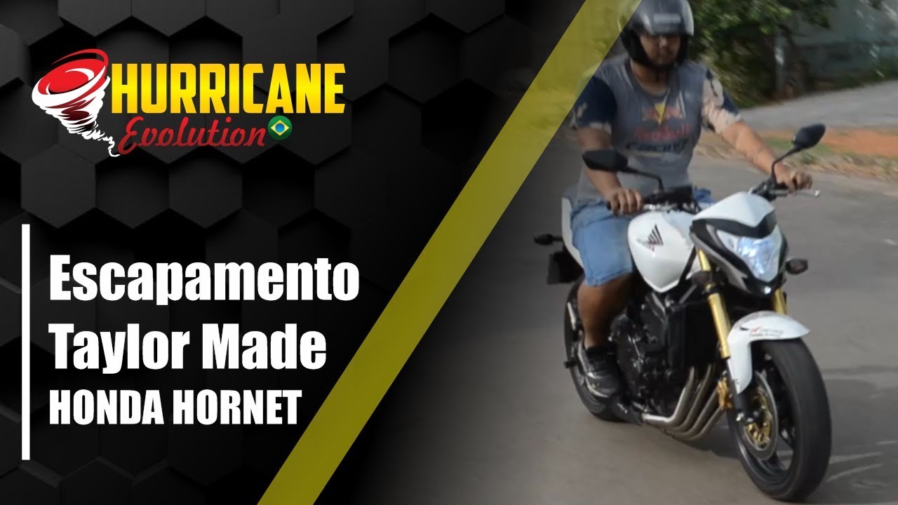 Capa do vídeo  Escapamento Taylor Made Full Honda CB 600F Hornet 2008 a 2016