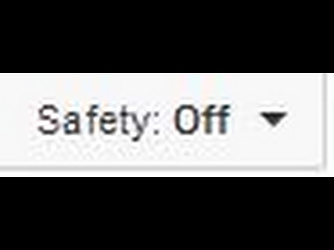 how to turn safety mode off on youtube