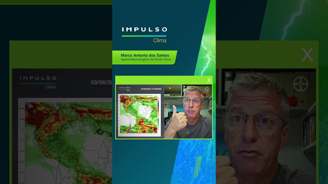 Agosto começa com chuva no Sul devido ao El Niño | Teaser Impulso Clima