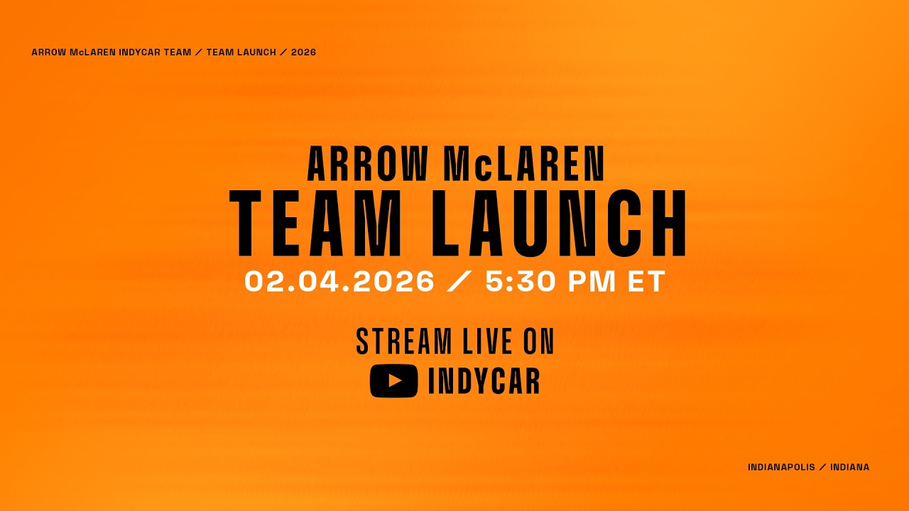 🟠 2026 Arrow McLaren Team Launch | INDYCAR SERIES