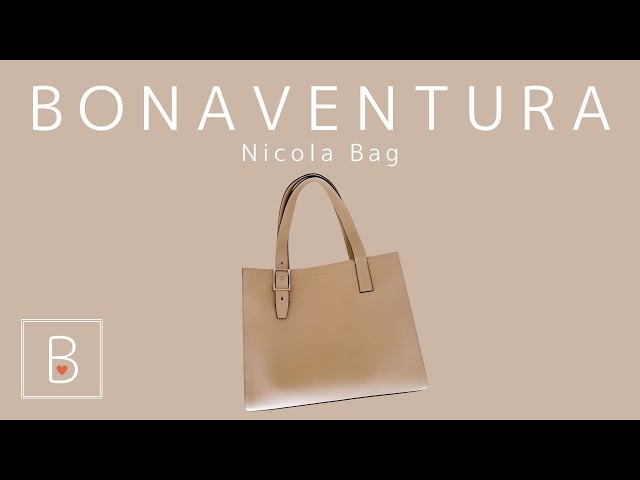 A4サイズも余裕！ボナベンチュラのニコラバッグ(Nicola Bag)の実物