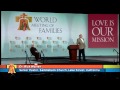 Video for world meeting of families talks