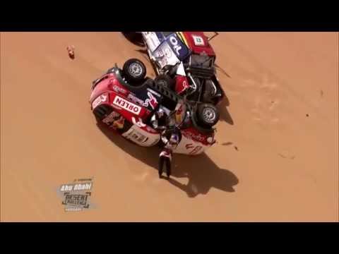 Dachowanie Małysza na rajdzie Abu Dhabi! Dachowanie Małysza na rajdzie Abu Dhabi!