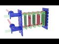 Media flows inside a SP type silicon carbide plate heat exchanger