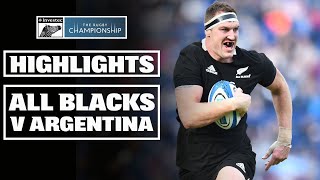 Argentina v New Zealand Rd.1 2019 Rugby Championship video highlights | Rugby Championship