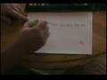 Christopher doing the alphabet