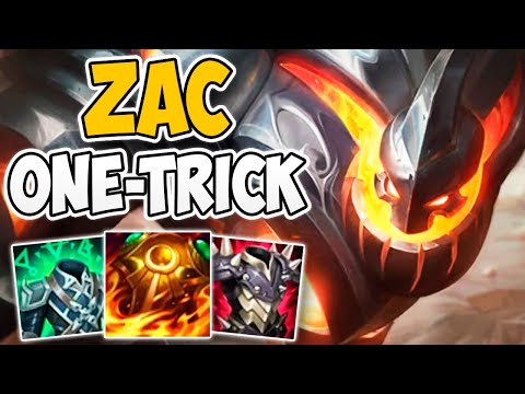 AMAZING JUNGLE GAMEPLAY BY A CHALLENGER ZAC ONE-TRICK! | CHALLENGER ZAC JUNGLE GAMEPLAY | 12.14