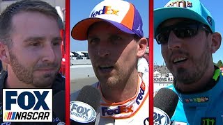 Blaney, Busch, DiBenedetto, & Hamlin comment on top five runs in Sonoma | NASCAR on FOX by FOX Sports
