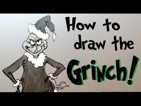 how to draw the grinch