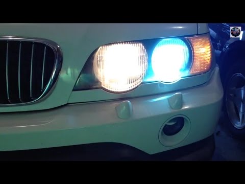 BMW HID headlight operation: how to check normal function. (x3 X5 3series)  BRC