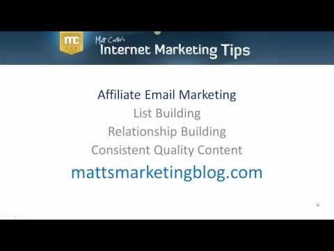 Watch 'affiliate email marketing'