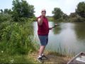 The continuation of our visit to Smileytruckers place. Doin sum fishin'!