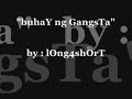 buhay ng gangsta lyrics