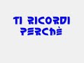 biagio antonacci ti ricordi perchè