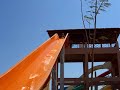 orangene Rampenrutsche Jungle Aqua park Hurghada
