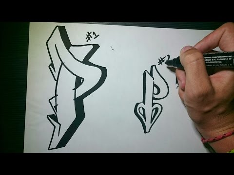 how to draw letter p