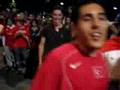 Turkiye vs hirvatistan Hofplein Kolbasti crazy Gencler