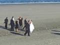The bride loves Nantasket Beach