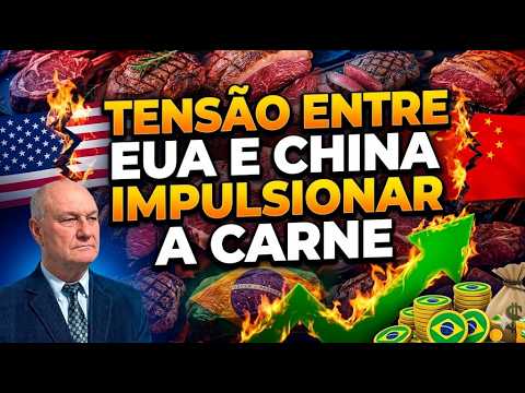Como a tensão entre EUA e China pode impulsionar a carne brasileira.