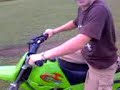 rhet sliding out on his baja 90