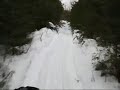 ATV  winter trail ride in ontario John deere trail buck 650
