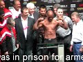 Calzaghe v Hopkins weigh in Calzaghe v Hopkins weigh in